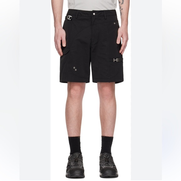 Heliot Emil Black cargo Shorts size 44(waist30) - Picture 2 of 11